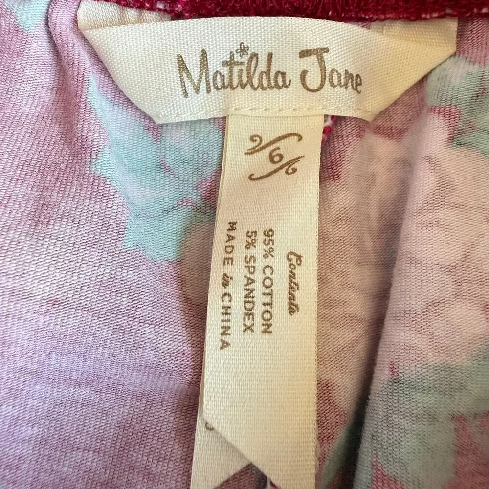 Matilda Jane Rosebud Lap Dress & Big Ruffles Pants Girls 6 - Picture 13 of 14